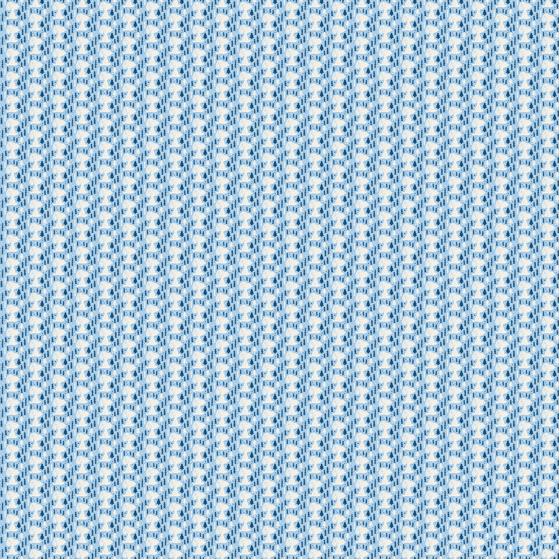 Snoopy Forest - Lt Blue